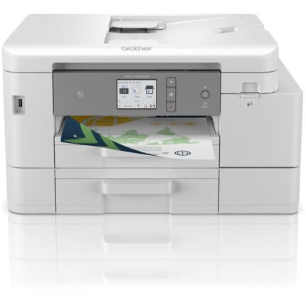 Impresora multifunción de tinta A4 con Wi-Fi y fax Brother MFC-J4540DW Blanco 20 ppm Dúplex